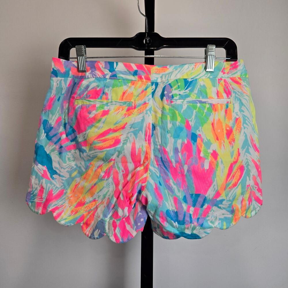 Lilly Pulitzer Buttercup Short Its Always Summer Somewhere Colorful Print 0 - Picture 3 of 7
